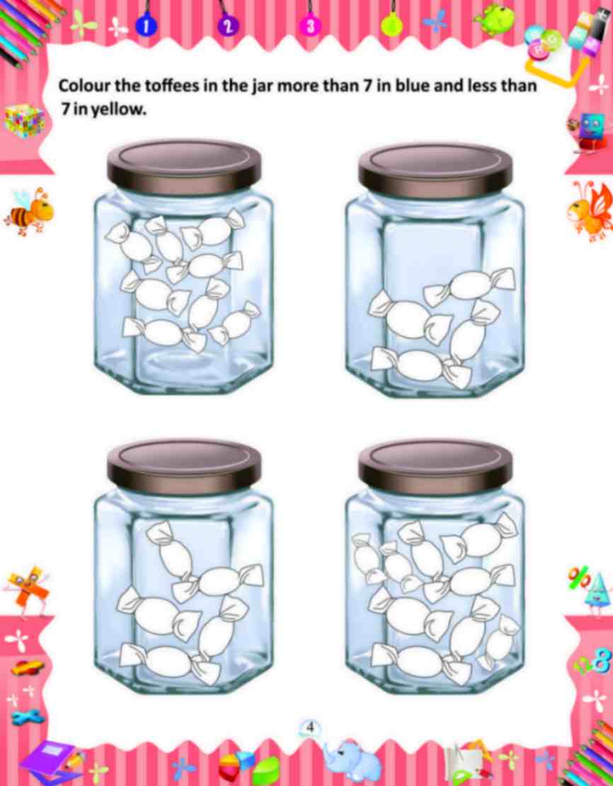 Math Activity Worksheet Age5+ - Image 3