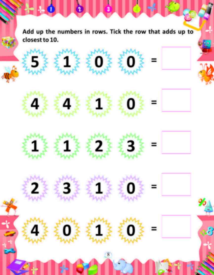Math Activity Worksheet