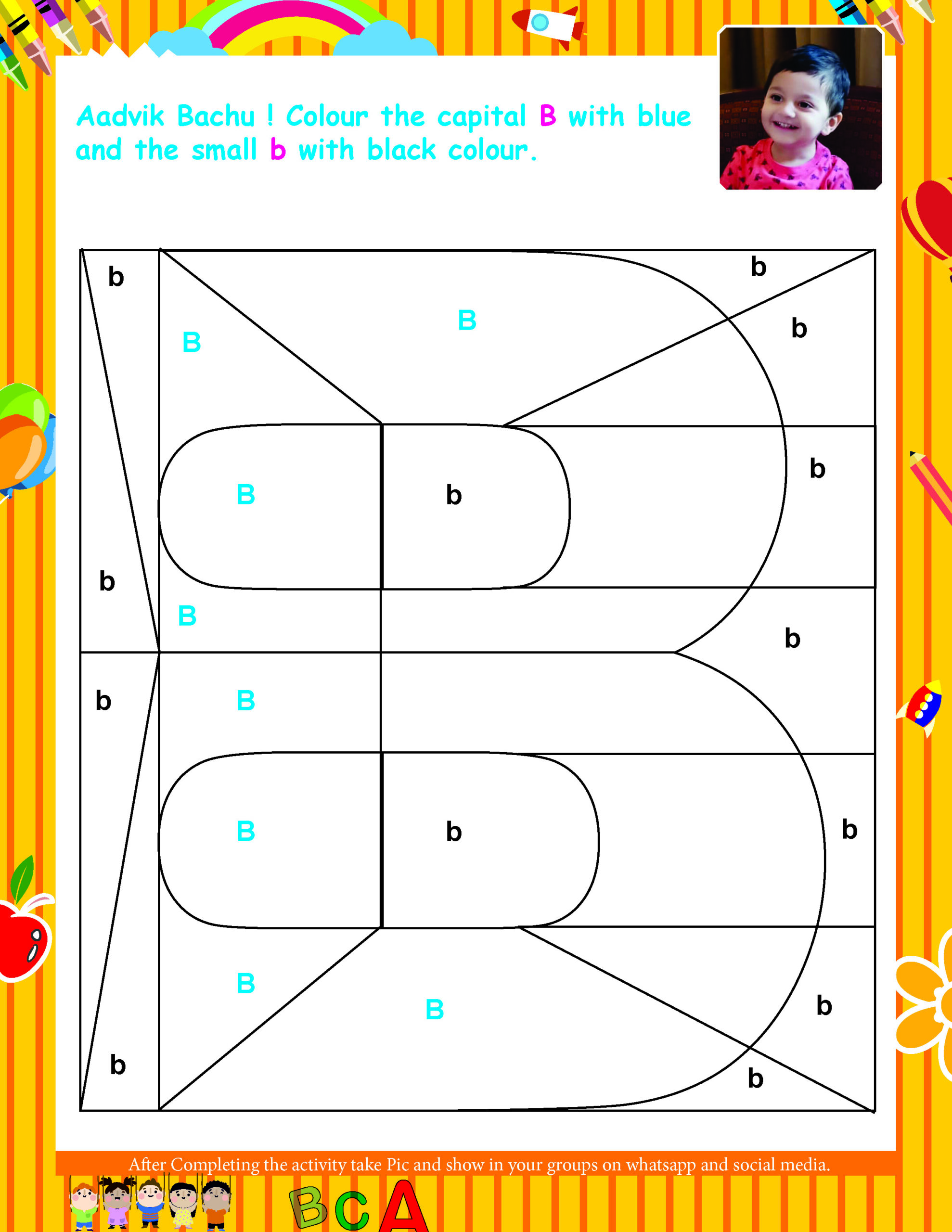 Customized Activity Sheet, English, Pack of 100 - Image 4
