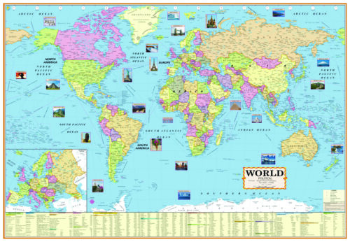 World Political English Map